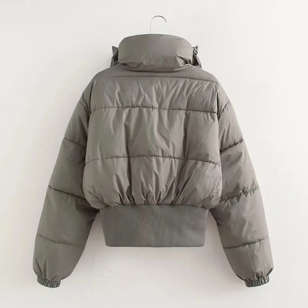 Chic Cropped Puffer Jacket