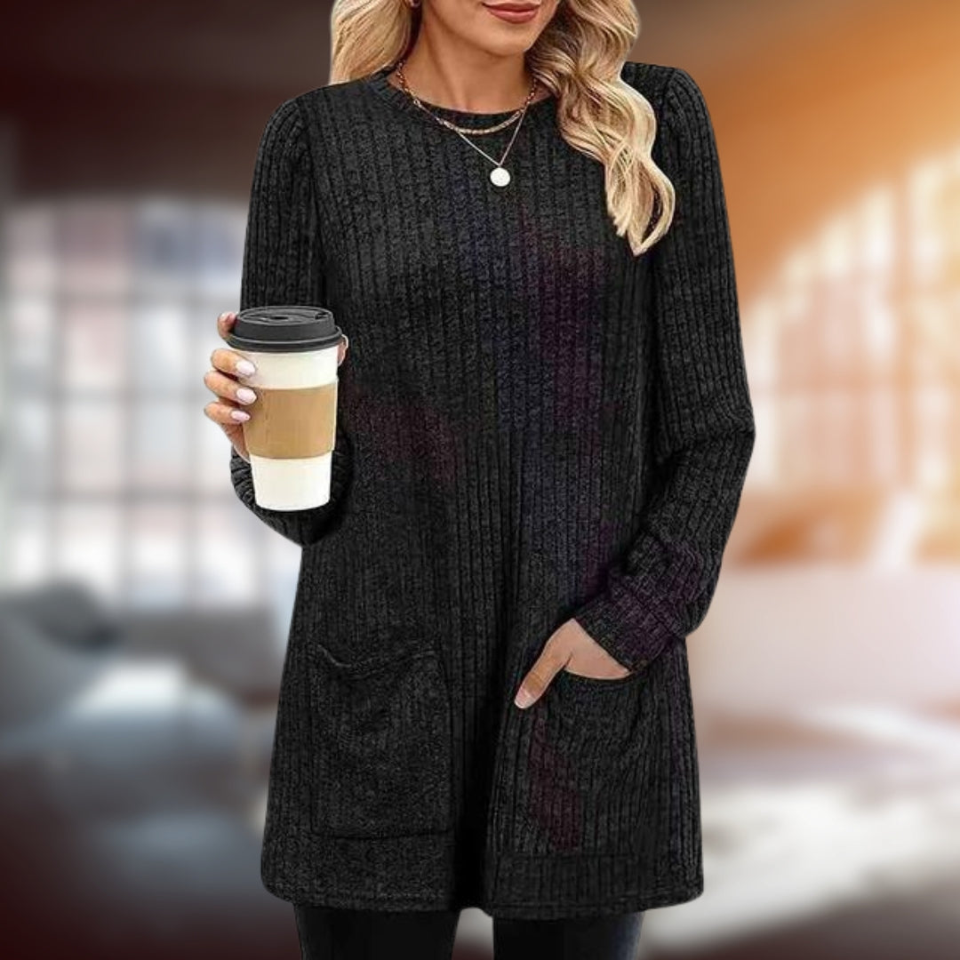 Chic Elegant Pullover Black