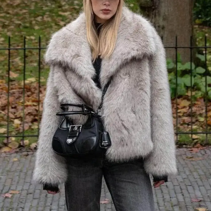 Chic Faux Fur Glam Jacket