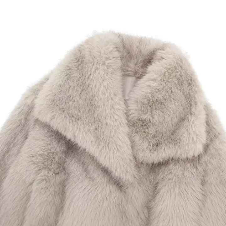 Chic Faux Fur Glam Jacket