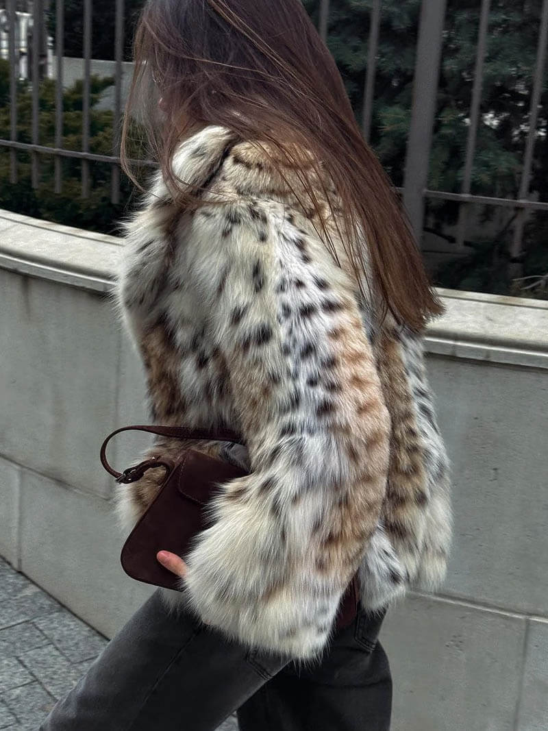 Chic Oversized Faux Fur Jacket