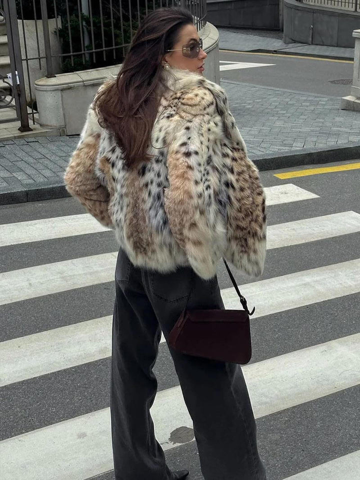 Chic Oversized Faux Fur Jacket
