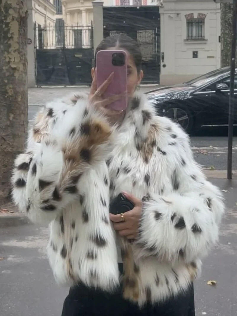 Chic Oversized Faux Fur Jacket