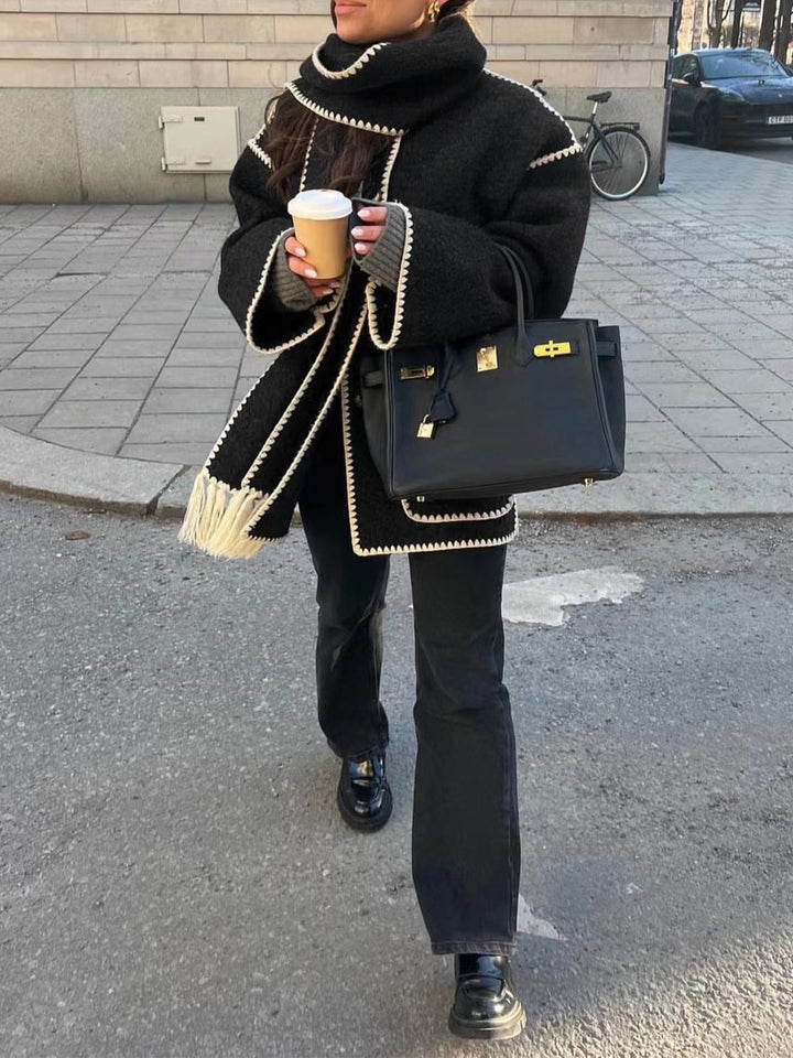 Chic Scarf Jacket