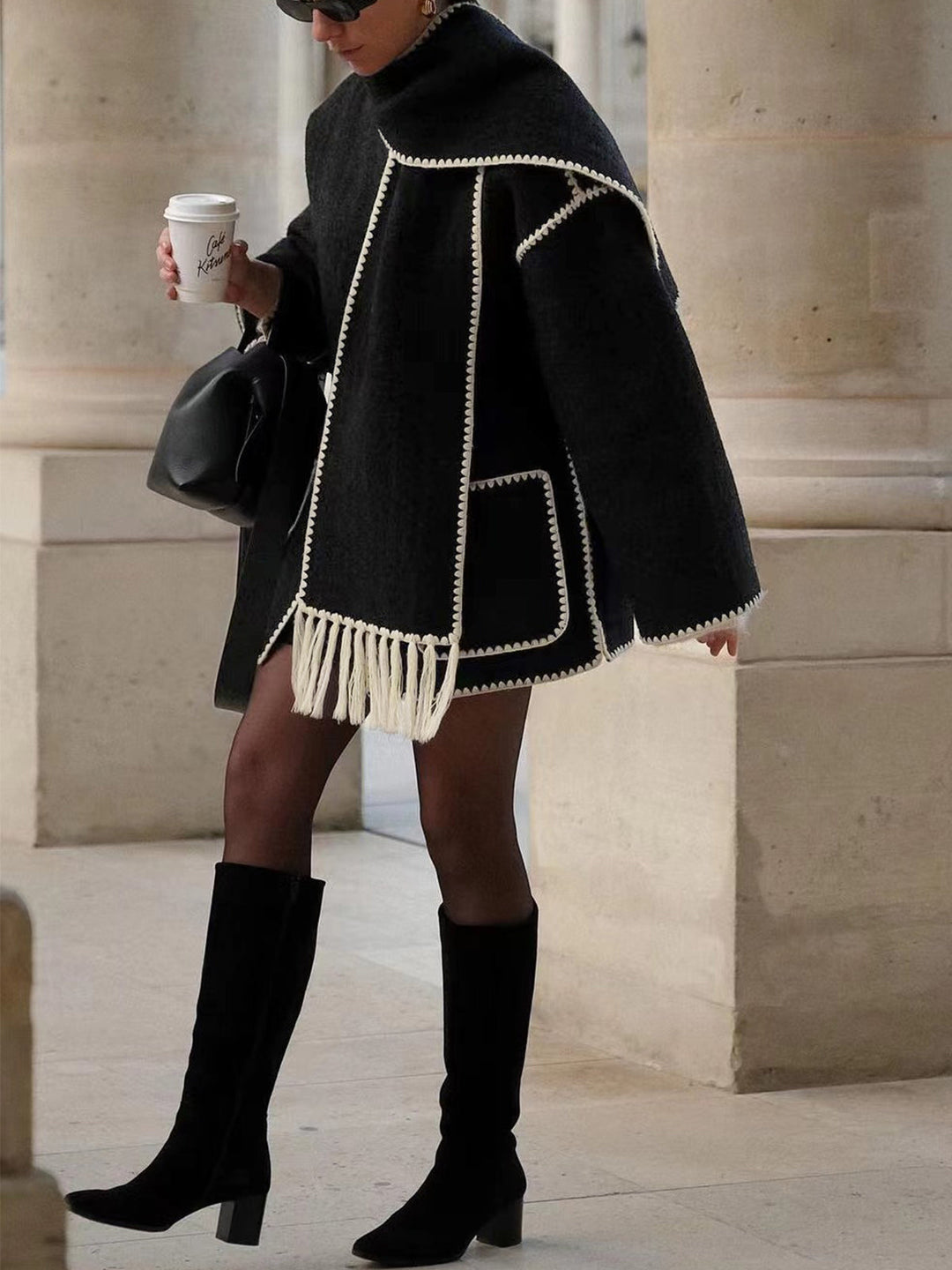 Chic Scarf Jacket