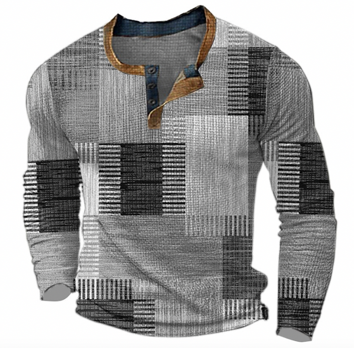 Chic Vintage-Inspired Sweater Gray