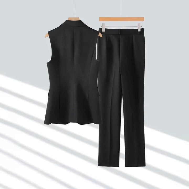 Montclair Executive Grace 2-Piece Pantsuit Set-MODAUTLET