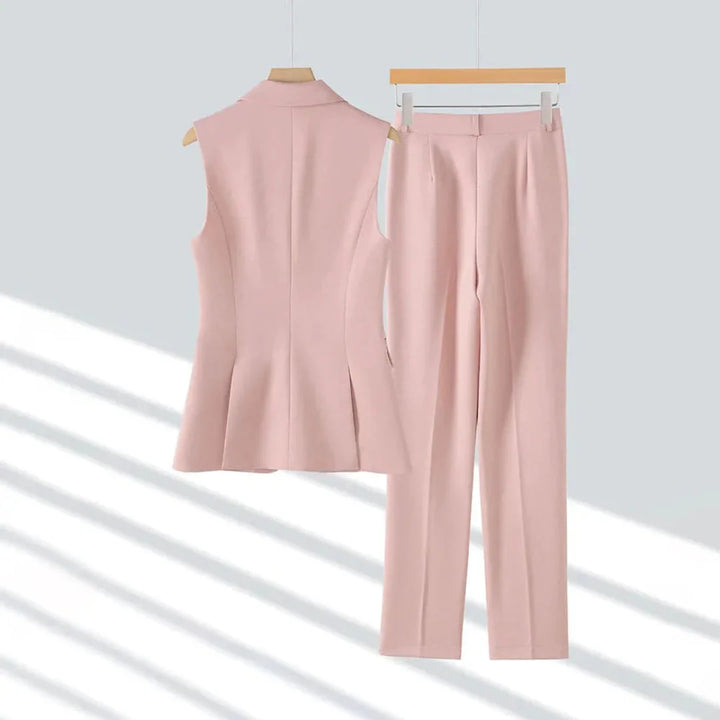 Montclair Executive Grace 2-Piece Pantsuit Set-MODAUTLET