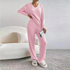 Two-Piece Loungewear Set for Ultimate Comfort Pink