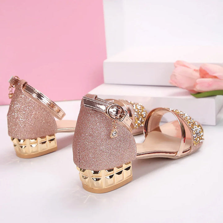 Clara | Women's Glitter Strap Dress Sandals-MODAUTLET