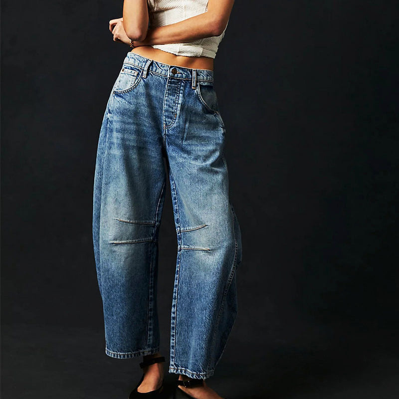 Clara | Women's Loose Fit Straight-Leg Pants-MODAUTLET