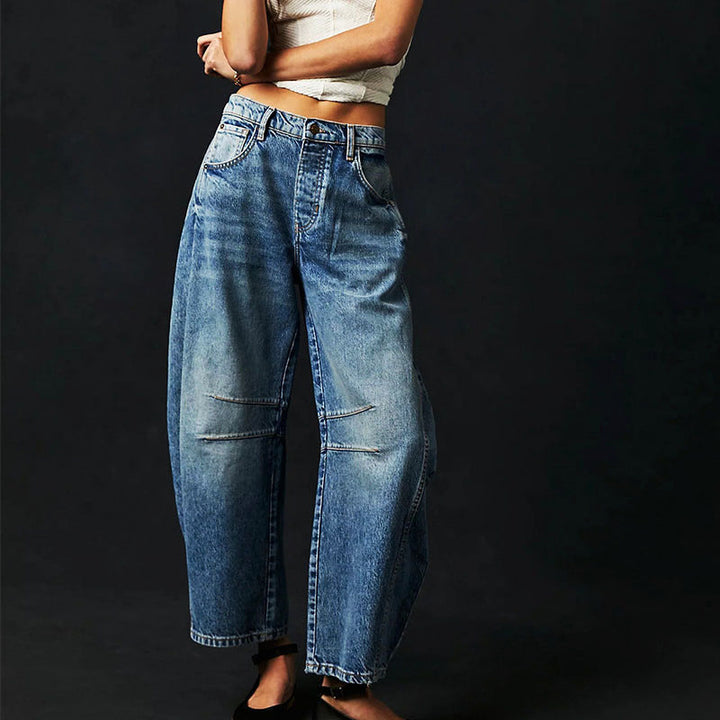 Clara | Women's Loose Fit Straight-Leg Pants-MODAUTLET
