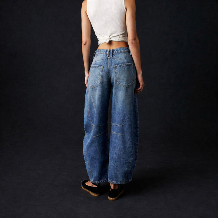 Clara | Women's Loose Fit Straight-Leg Pants-MODAUTLET