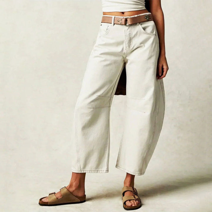 Clara | Women's Loose Fit Straight-Leg Pants-MODAUTLET