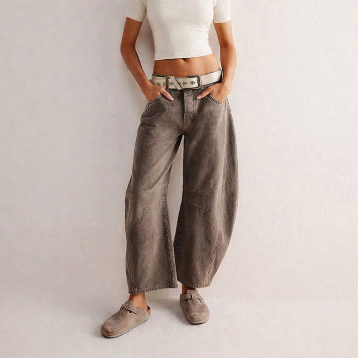 Clara | Women's Loose Fit Straight-Leg Pants-MODAUTLET