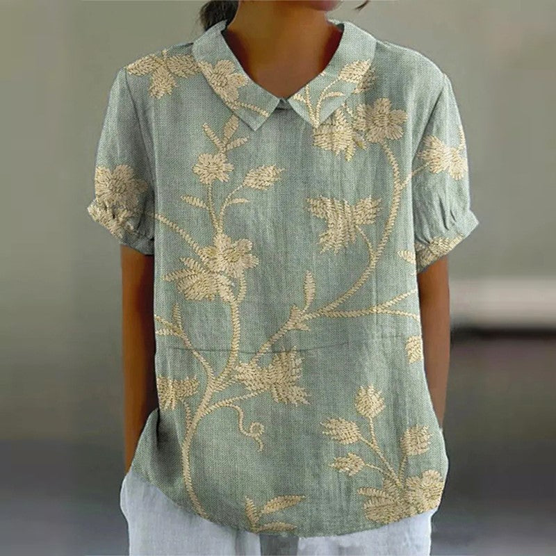 Clara | Women's Primrose Path Blouse-MODAUTLET