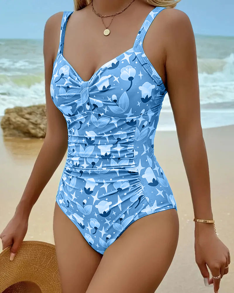Clara | Women's Printed One Piece Tankini-MODAUTLET