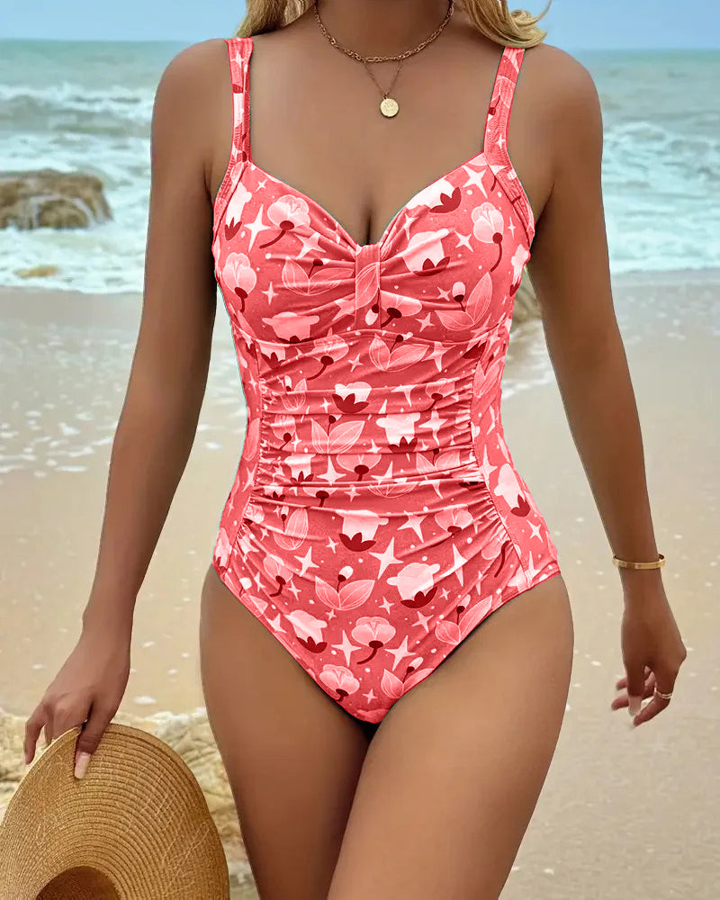 Clara | Women's Printed One Piece Tankini-MODAUTLET
