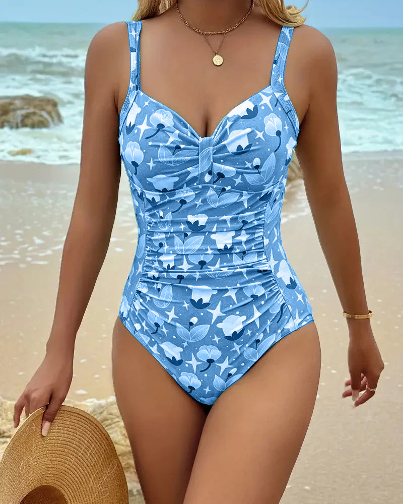 Clara | Women's Printed One Piece Tankini-MODAUTLET