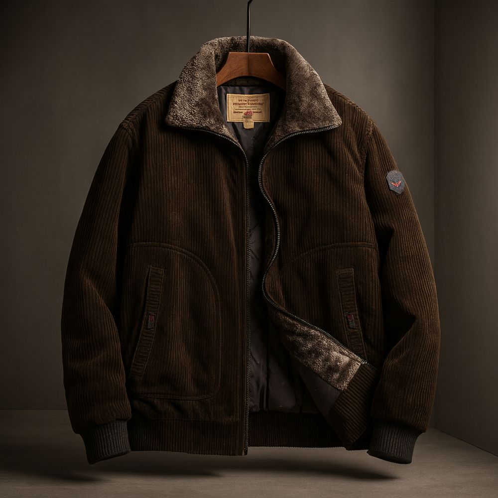 Classic Aviator Jacket Dark Green