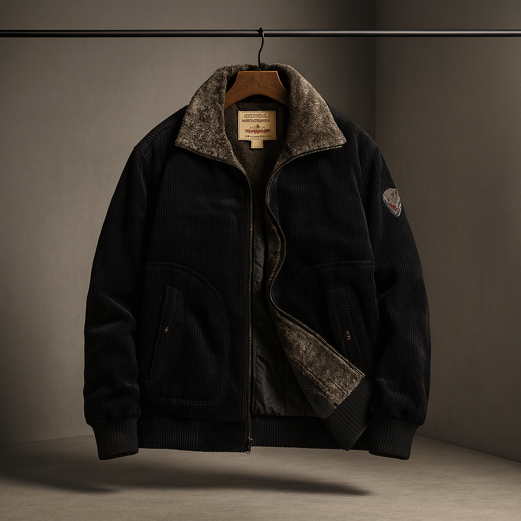Classic Aviator Jacket Black