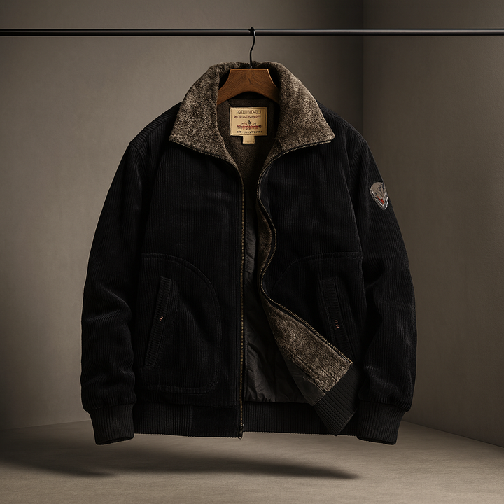 Classic Aviator Jacket Black