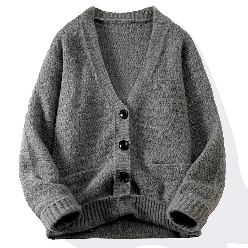 Classic Cardigan for Timeless Style Gray