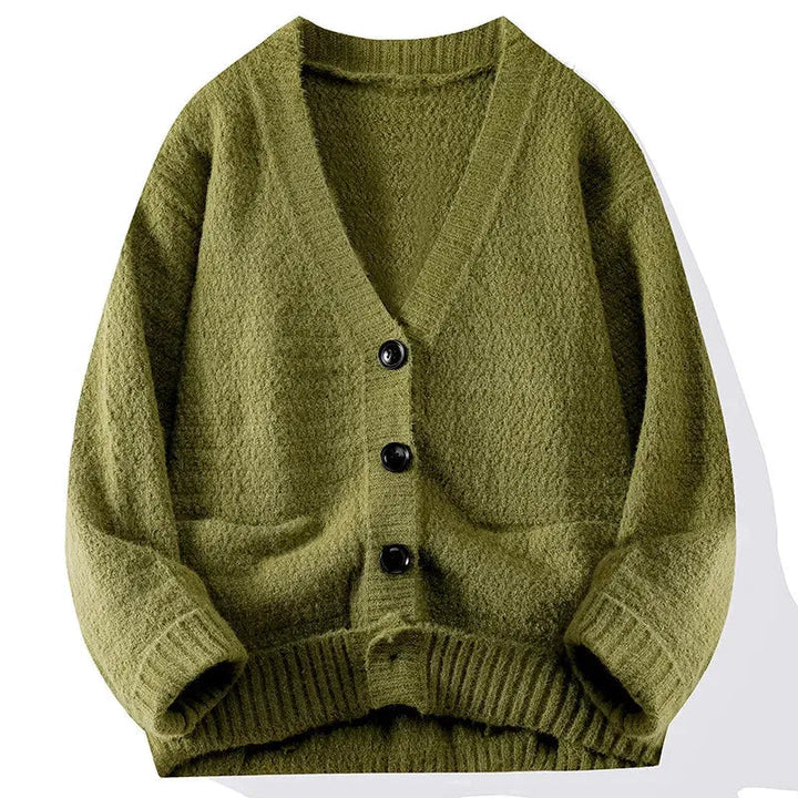 Classic Cardigan for Timeless Style Green