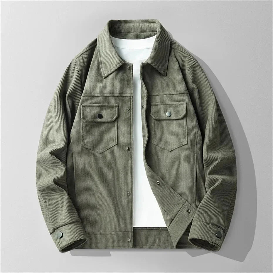Classic Corduroy Jacket for Timeless Style Green