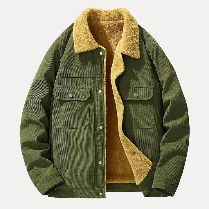 Classic Corduroy Jacket for Timeless Style Green