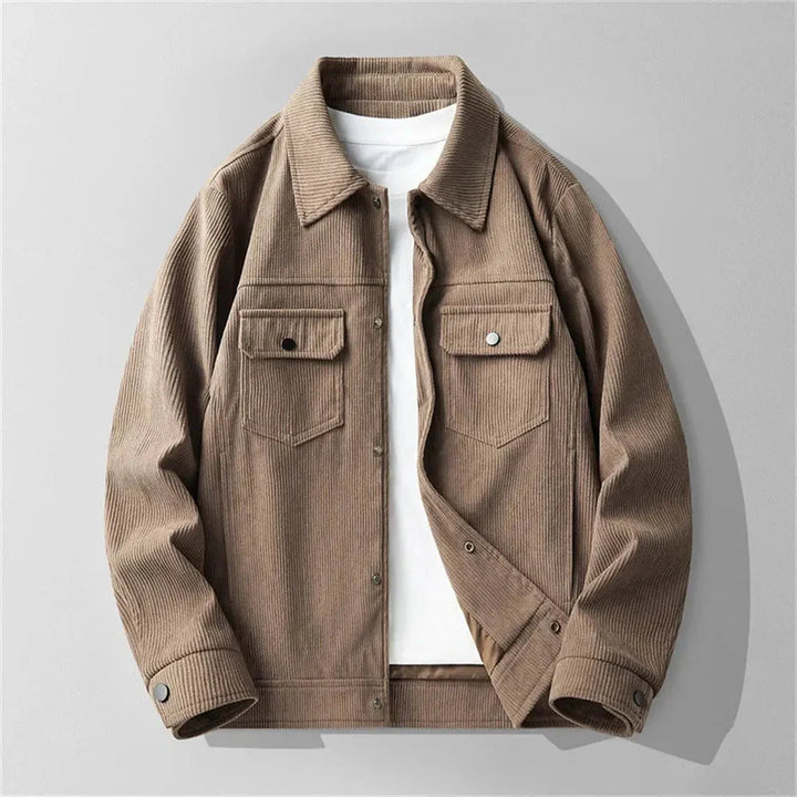 Classic Corduroy Jacket for Timeless Style Brown