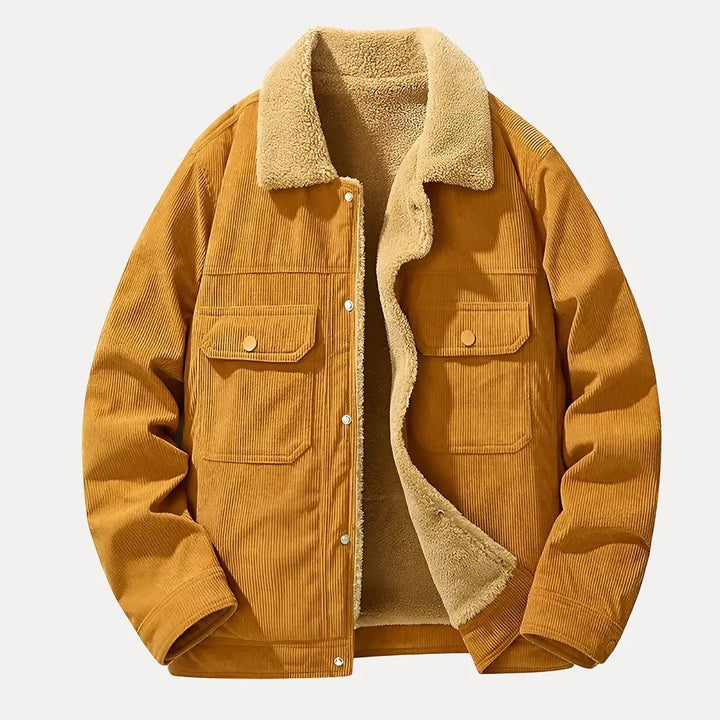 Classic Corduroy Jacket for Timeless Style Khaki