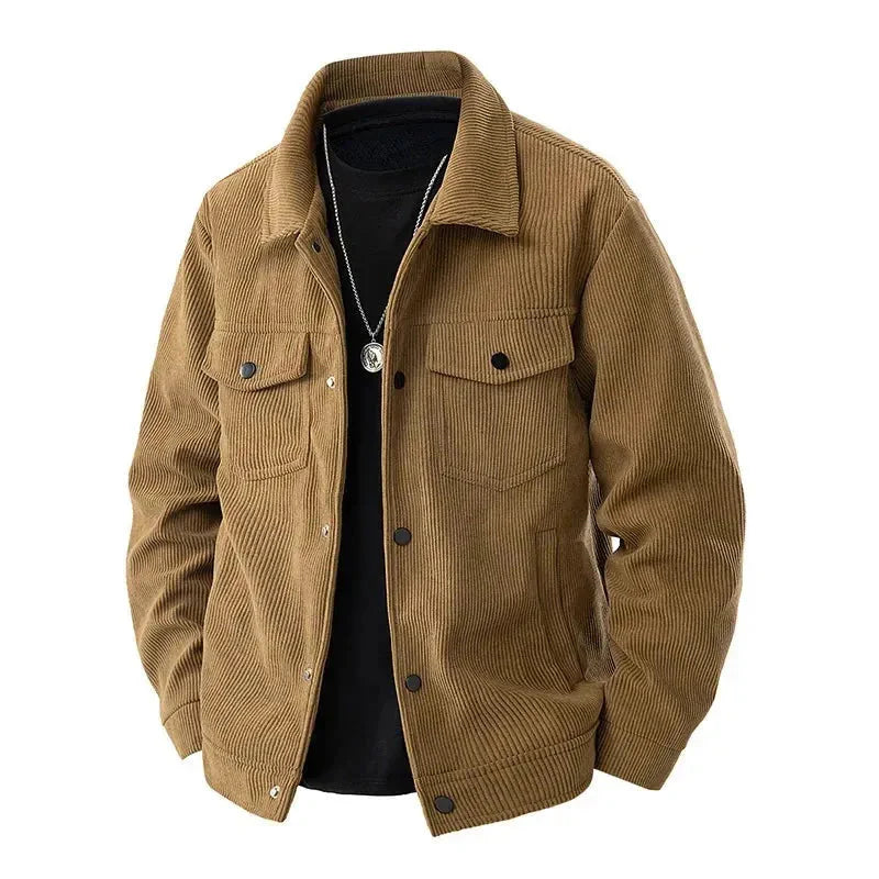 Classic Corduroy Jacket for Timeless Style Brown