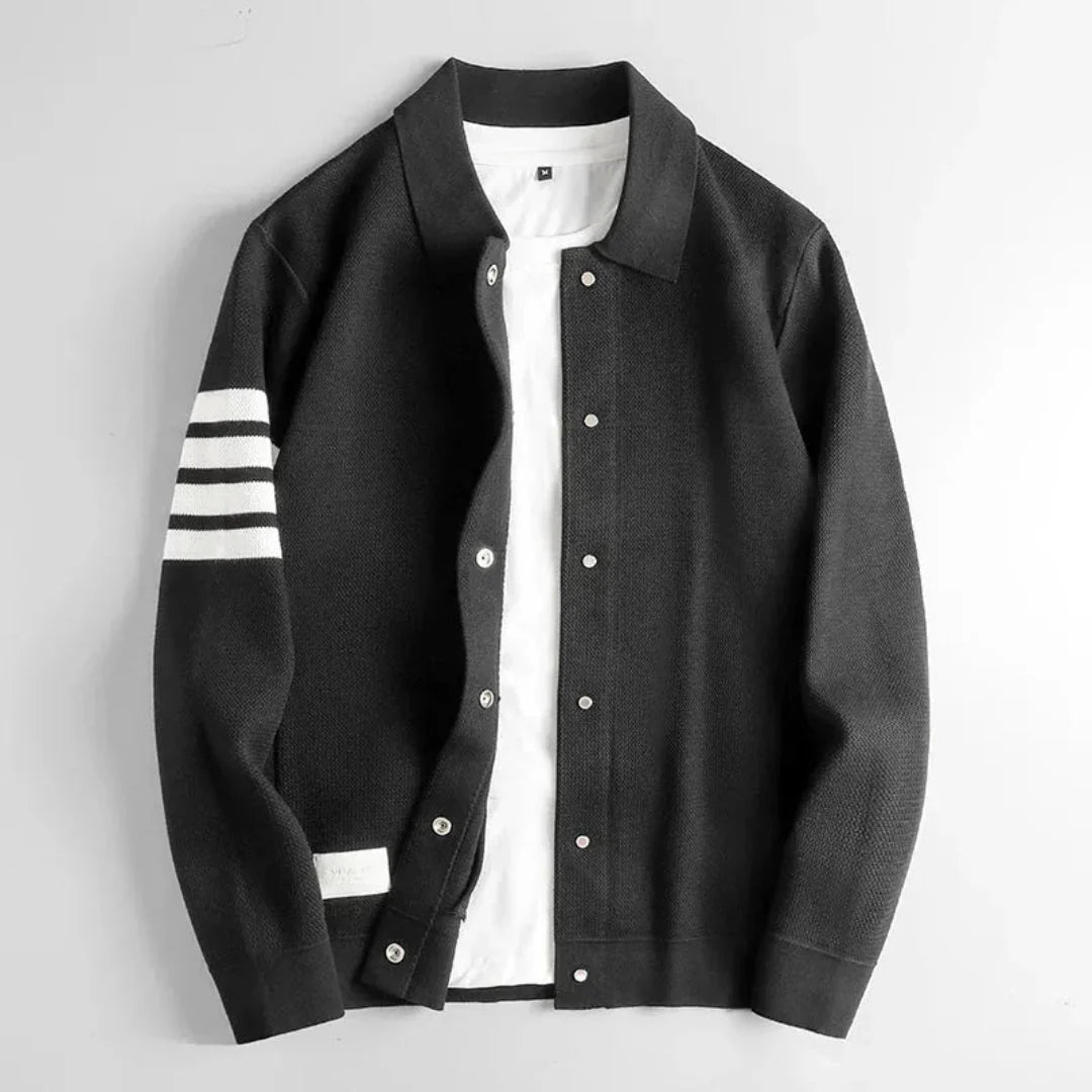Classic Knit Cardigan for Timeless Style Black