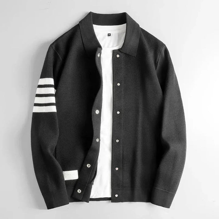 Classic Knit Cardigan for Timeless Style Black