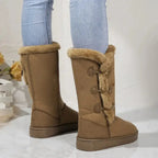 Women's Cozy Plush Snow Boots – Warm Winter Footwear