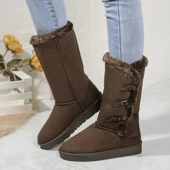 Women's Cozy Plush Snow Boots – Warm Winter Footwear-MODAUTLET