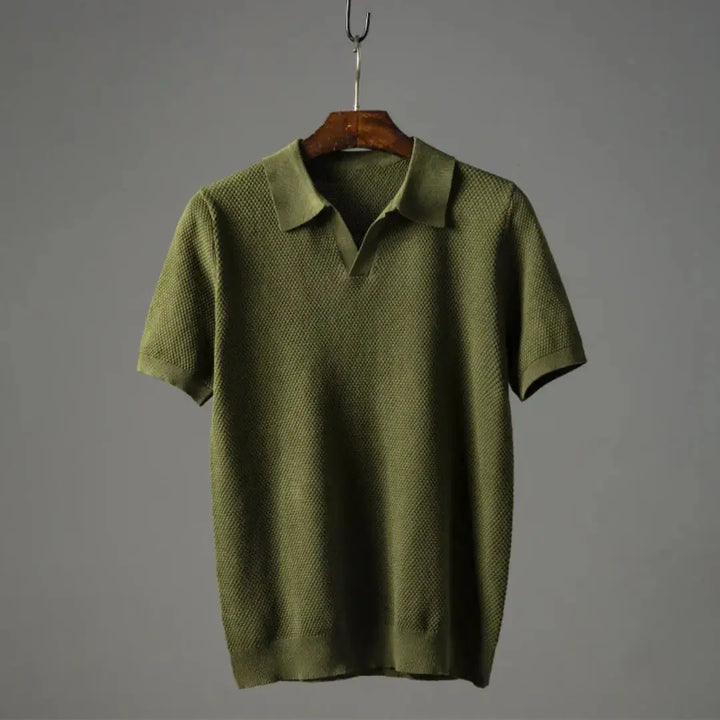Classic Polo Shirt for Men Green