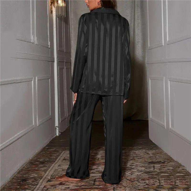 Women's Classic Striped Pajama Set – Comfortable & Stylish Sleepwear