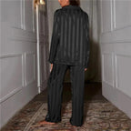 Women's Classic Striped Pajama Set – Comfortable & Stylish Sleepwear