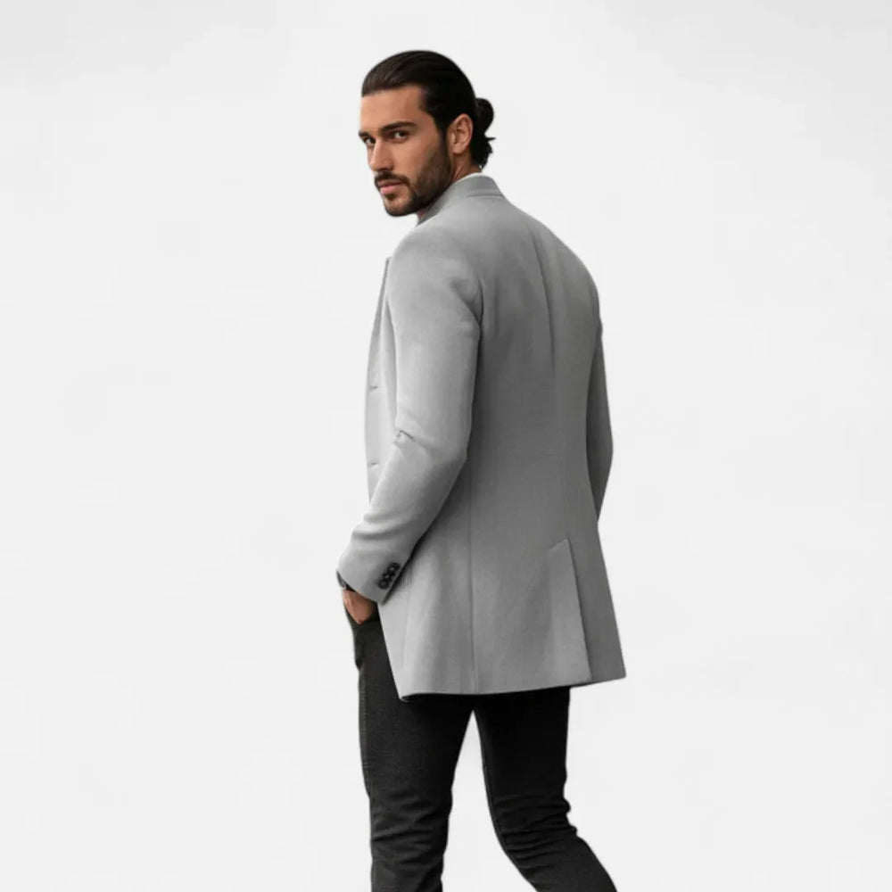 Classic Tailored Overcoat for Men-MODAUTLET
