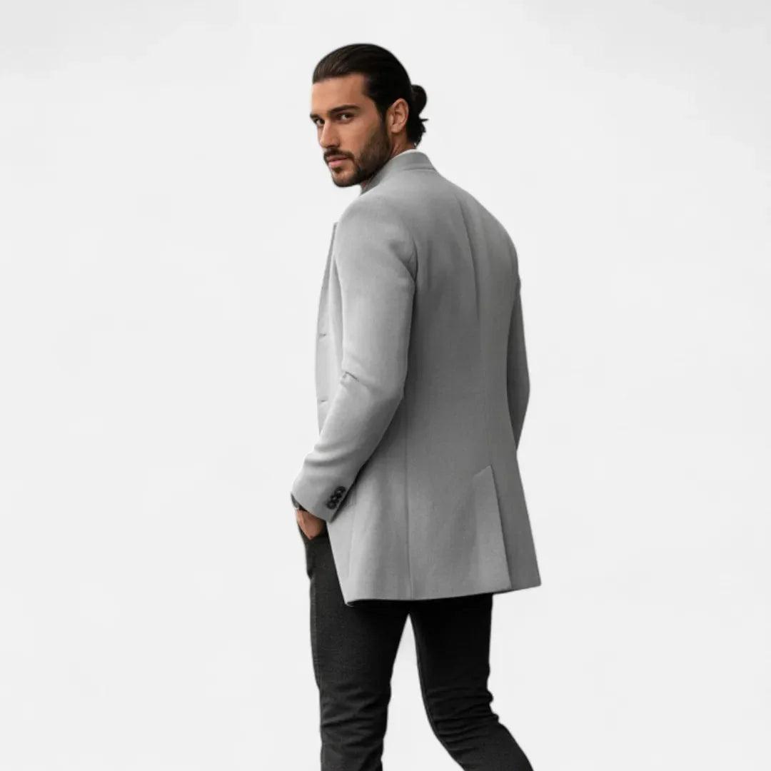 Classic Tailored Overcoat for Men-MODAUTLET