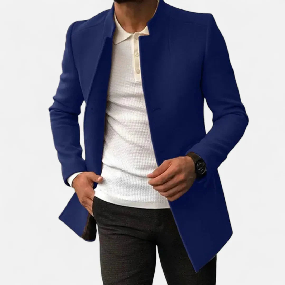 Classic Tailored Overcoat for Men-MODAUTLET