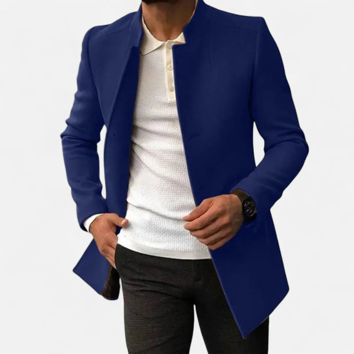 Classic Tailored Overcoat for Men-MODAUTLET