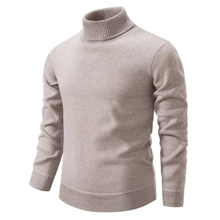 Classic Turtleneck Sweater for Timeless Style Beige