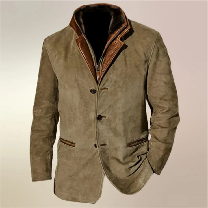 Classic Vintage Leather Jacket - Cesario Style