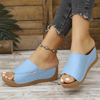 Women's Summer Wedge Slide Sandals