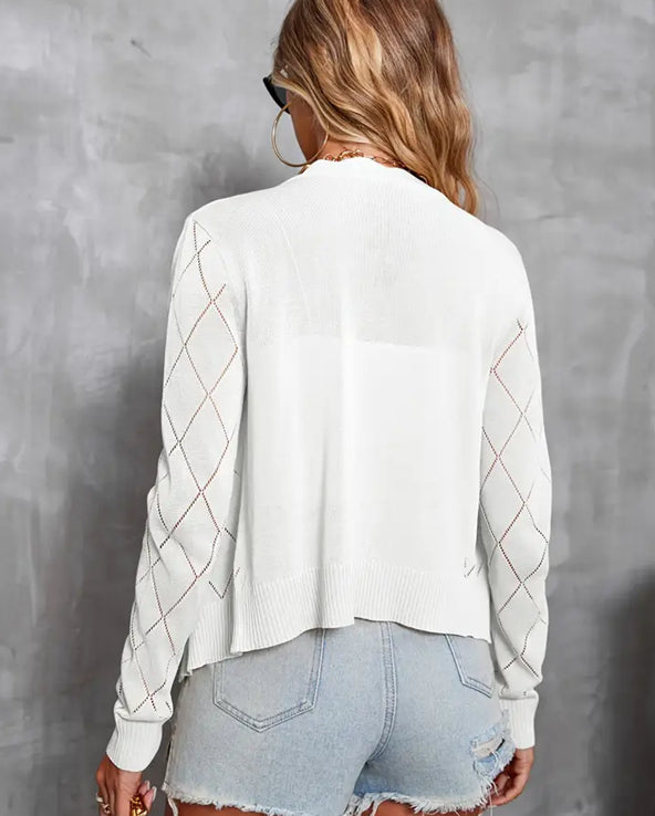 Cold-Weather Women's Cardigan Top
