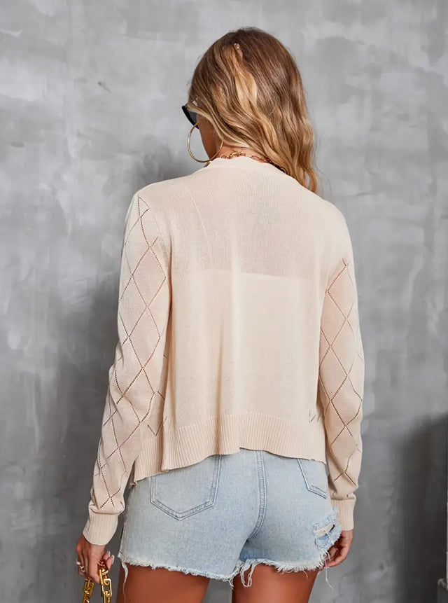 Cold-Weather Women's Cardigan Top