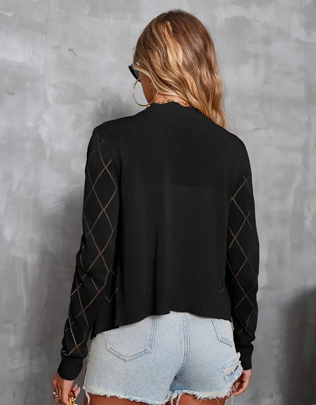 Cold-Weather Women's Cardigan Top